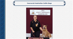 Desktop Screenshot of cooroorahcattledogs.com